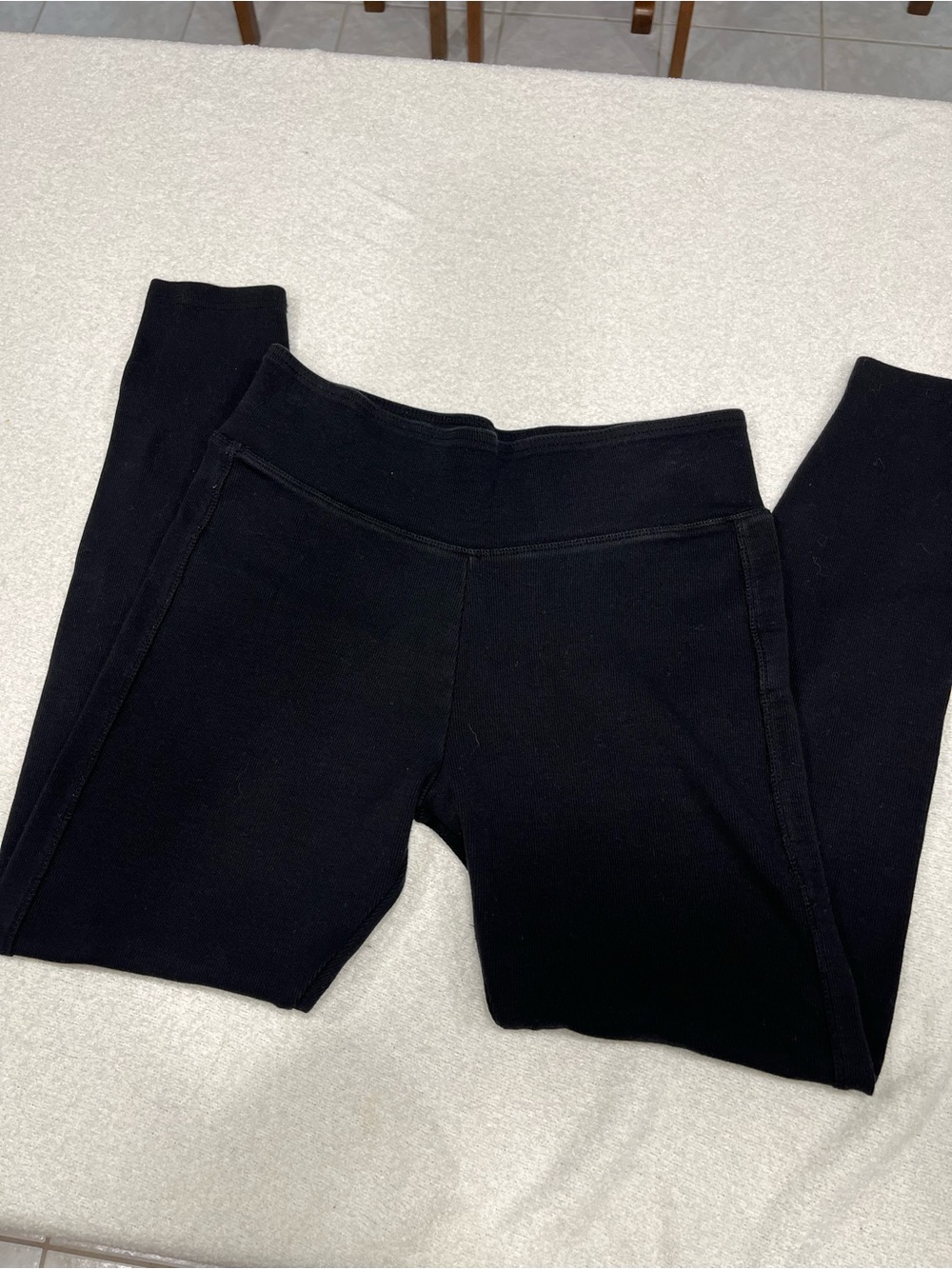 Supply & Demand New York Black Ribbed Leggings